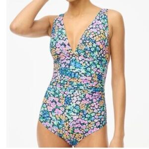 J.Crew one piece floral print swimsuit, size 2X, new